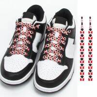 [Fashion goods060]SportsTennis Shoelace Flat Plum Shoelaces ForColor Matching Printing Shoe Laces WomenKid Shoestrings