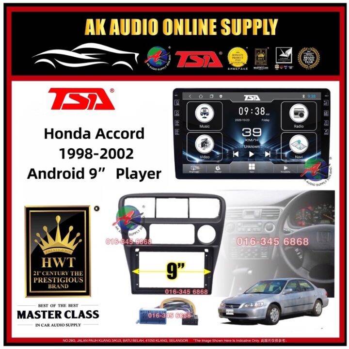 T5 DSP TSA Honda Accord 1998 - 2002 [2Ram +32GB / 4Ram + 64GB] 9'' inch ...