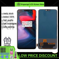 Kingsange จอ OLED สำหรับ OnePlus 6/6T แสดงหน้าจอสัมผัส Digitizer อะไหล่ประกอบหน้าจอจอแสดงผล TFT LCD