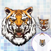 【hot sale】 ▩♗ B15 ✪ Animals Tiger Heat Transfer Vinyl Stickers ✪ 1Pc Patch DIY Heat Press Vinyl Print Stickers Iron On Transfer Thermo Stickers