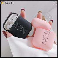 AIMEE น่ารัก หูฟังบลูทูธไร้สาย ผู้พิทักษ์ เคสพีซีแบบแข็ง รักสุดหัวใจ สำหรับ Apple Airpods ที่ครอบหูฟัง