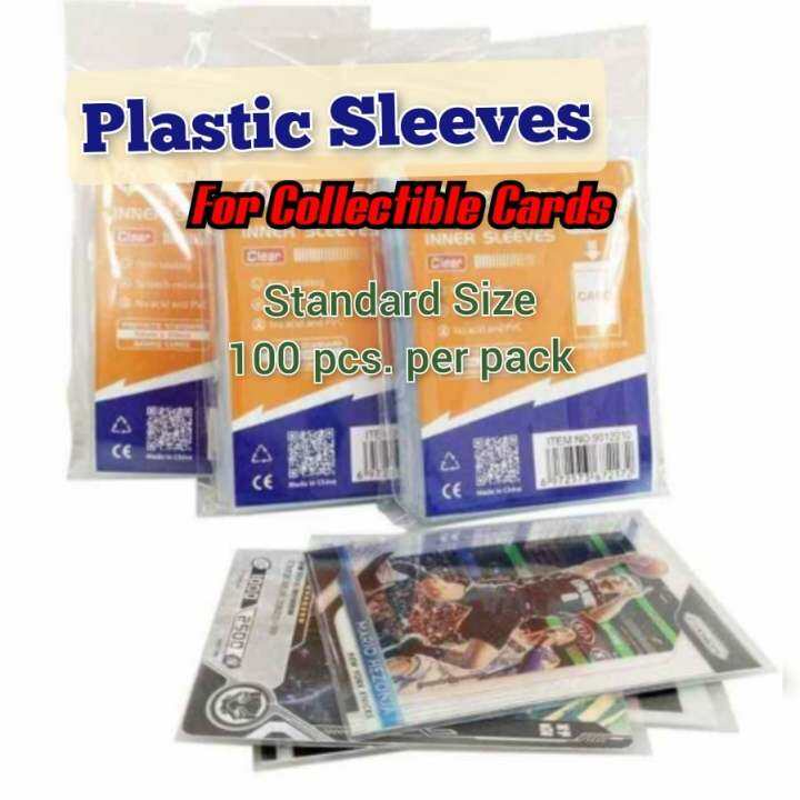 PLASTIC CARD SLEEVES FOR COLLECTIBLE CARDS, STANDARD SIZE Lazada PH
