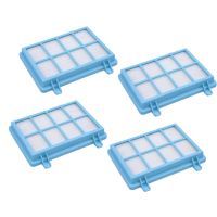 4 x Blue Hepa Filter For Philips Power Pro Compact FC9331/09 FC9332/09 FC8010/01 Vacuum Cleaner Accessories Post Filters