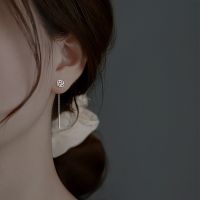 [COD] flower ear wire womens simple and tassel earrings long super fairy hollow design Taote vibrato hot