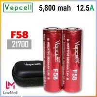 Vapcell F58 ถ่านชาร์จ21700   5800mah จ่ายกระแสสูง 12.5A แบตเตอรี่21700