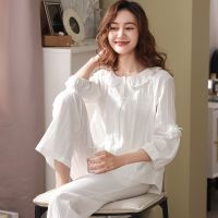 Women 100% Cotton Pijamas Set Sleepwear 2 Pcs Pyjama Suit Ladies Home Clothes High Quality Dormir Pajamas Mujer Fine Femme Pjs