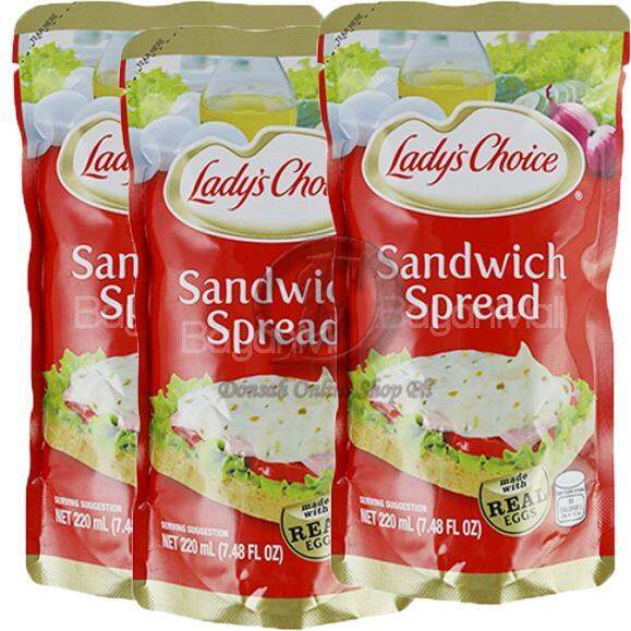 Lady's Choice Sandwich Spread 220ml 3 packs Lazada PH