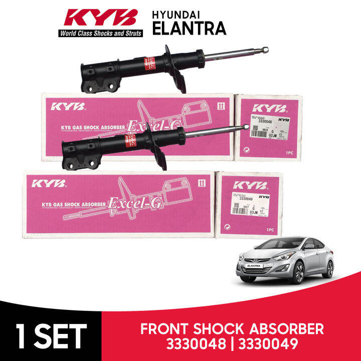 KYB Kayaba Excel G Shock Absorber Hyundai Elantra 2011 - 2015 Front ...