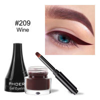 PHOERA Long-lasting Eyeliner Waterproof Natural Eye Liner Pen Makeup Cosmetics Tool Beauty Easy To Wear Maquillaje Black TSLM1