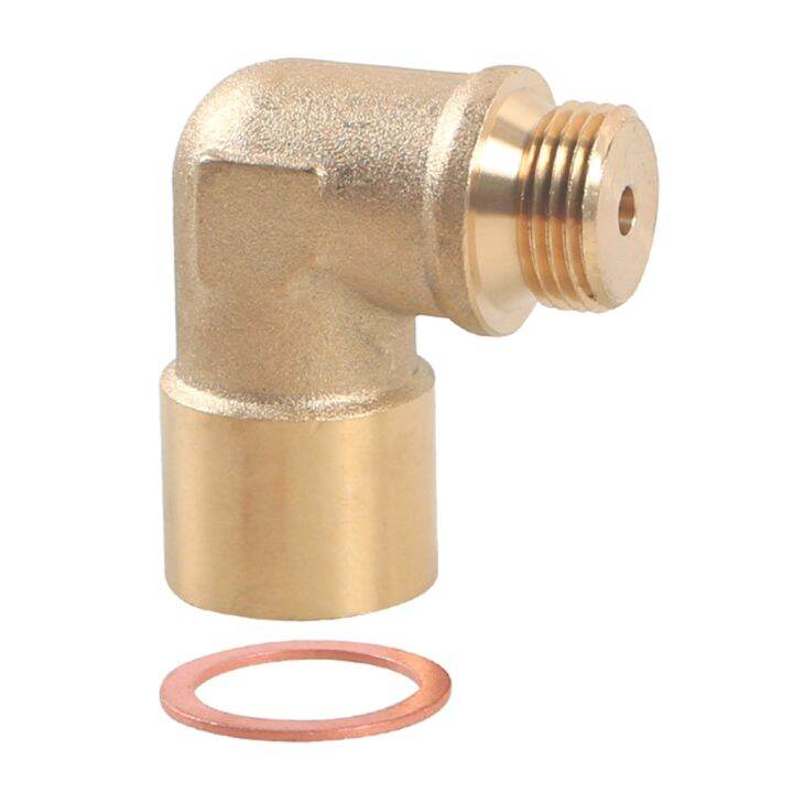 Universal Oxygen Sensor Extenders Brass Street 90Degree Elbow
