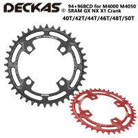 96BCD โซ่กลม DECKAS 94 + 40T/42T/44T/46T/48T/50T มงกุฎจักรยานเสือภูเขา MTB สำหรับ M4000 M4050 GX NX X1ข้อเหวี่ยง