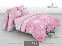 FOUNTAIN ชุดผ้าปู / นวม FTC 123 ชินาม่อลโร cinnamoroll Bed Setผ้าปู ผ้านวม 3.5 5 6 ฟุต wonderful bedding bed ชุดผ้าปู FTC123 ชุดที่นอน ชุดเครื่องนอน ชุดผ้านวม FTC 123 ครบชุด