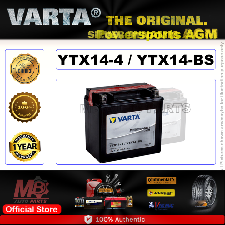 Varta AGM powersports superbike battery