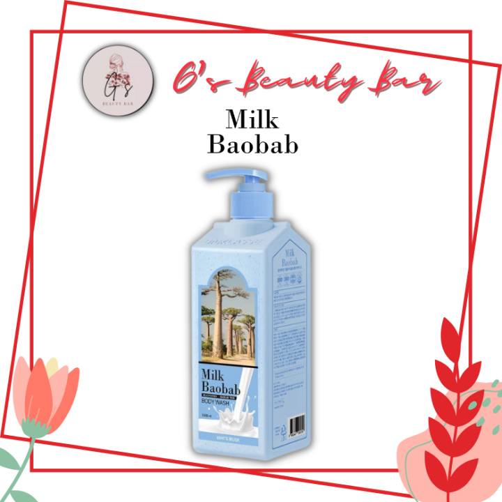 Milk Baobab White Musk Body Wash 1000ml - BTS Jungkook Bangtan ...