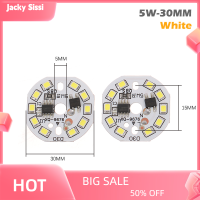 Jacky หลอดโคมไฟ LED SMD 15W 12W 9W 7W 5W 3W ชิปแสงอินพุต AC220V ถั่วไฟ LED วงจรรวมอัจฉริยะสำหรับหลอดไฟสีขาวอบอุ่นสีขาว