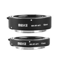 11mm18mm วงแหวนส่วนขยายแมโครโฟกัสอัตโนมัติโลหะสำหรับกล้องซีรีส์ Eos R Rf Meike Af1 Mk Rf