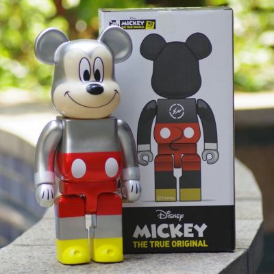 ฟิกเกอร์การ์ตูน Disney Mickey Minnie 400 % 28CM bearbrick