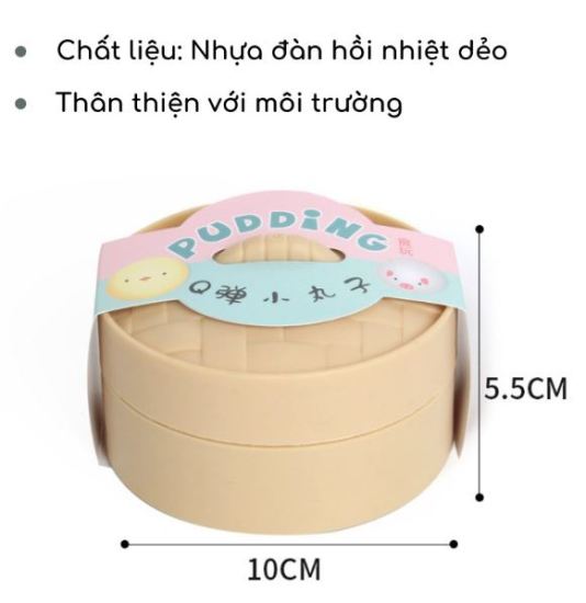 Hcmđồ chơi bánh bao bóp tay squishy giảm căng thẳng xả stress bóp đàn hồi - ảnh sản phẩm 8