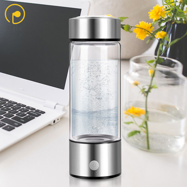 Perfk Portable Hydrogen Water Bottle Rechargeable Technology Ionized ...