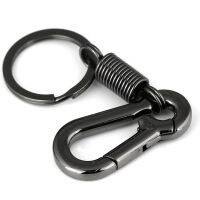 Sturdy Carabiner Key Chain Key Ring Polished Key Chain Spring Key Chain Business Waist Key Chain