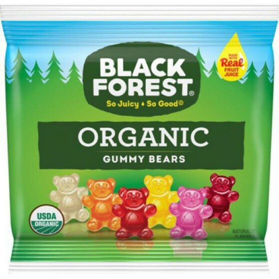 Combo 10 gói kẹo dẻo gấu black forest organic gummy bear 23g - ảnh sản phẩm 1