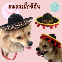 หมวกสัตว์เลี้ยง หมวกเม็กซิกันสัตว์เลี้ยง หมวกหมา หมวกแมว Maxican Pet Hat