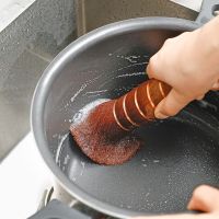 【cw】 Pot Can Type Non stick Handle Washing Pan Scourer Cleaning 【hot】