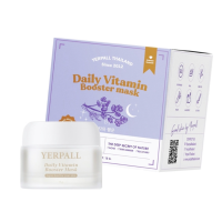 ?ลดล้างสต๊อก?มาร์คหน้าสด Yerpall Daily Booster Vitamin Maskลดสิว ฟื้นฟูผิว หน้าใสใน 1 คืน 15g. สามารถมาส์กใช้ได้ทุกวัน อย.10-1-6500018110