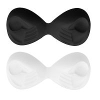 Body-fitted Design Women Swimsuit Pad Shock Proof Insert Breast Bra Enhancer Push Up Bikini Inserts Chest Invisible Padded