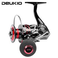 รอกตกปลา DEUKIO ลากได้สูงสุด2000-7000,รอกม้วนโลหะหมุนได้12กก. 5.0แกนม้วนสายโลหะ: 1หลอดม้วนสาย Pesca สำหรับอุปกรณ์ตกปลา YXL3824รอกตกปลา