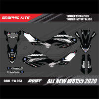 สติ๊กเกอร์วิบาก YAMAHA WR155R 2020 ทั้งคัน Graphic kit สติ๊กเกอร์เคลือบเงา สุดคุ้ม