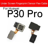 ภายใต้หน้าจอเซ็นเซอร์ตรวจสอบลายนิ้วมือสายยืดหยุ่นสำหรับเมนูกลับคืน Huawei P30 Pro เซ็นเซอร์สัมผัสชิ้นส่วนอะไหล่เฟล็กซ์ริบบอน