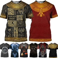 Fashion Horus Ancient Horus Egyptian God Eye of Egypt Pharaoh Anubis Face 3d T Shirts Tees Funny Harajuku Short Sleeve