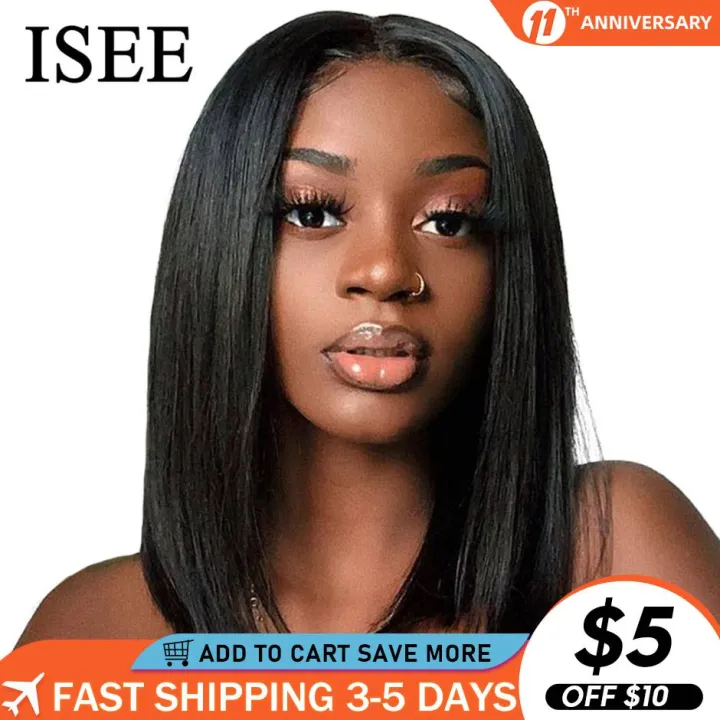 lace front bob human hair wigs