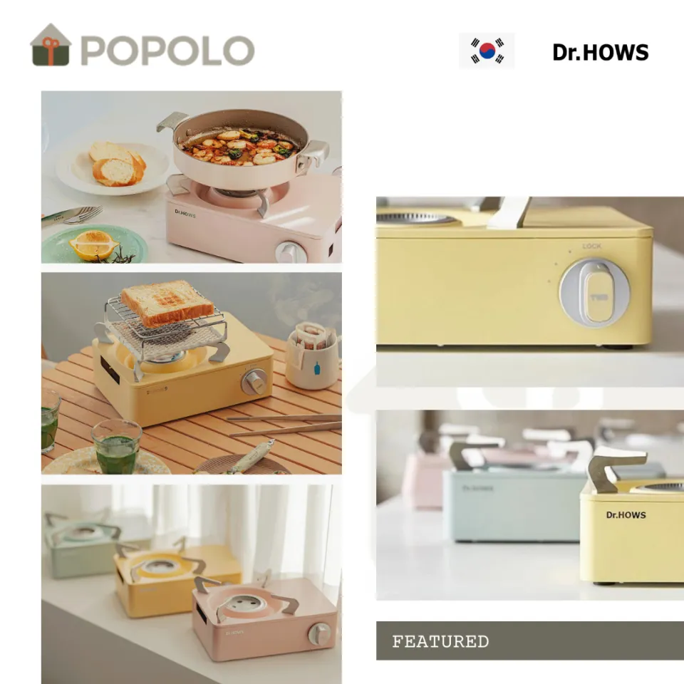 ♡BUBU♡ [Dr.Hows] Twinkle Mini Stove (Pistachio/Lemon) - Now In Seoul