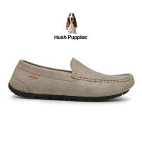 Hush Puppies_รองเท้าผู้ชาย รุ่น Blaze HP 8HCFI6206G -สีเบจ Genuine หนังวัว รองเท้าลำลอง รองเท้าแบบสวม Men Slip-Ons Loafers Shoes