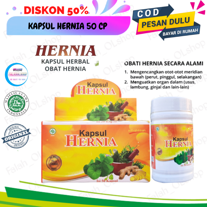 Kapsul Hernia Obat Hernia 50 Kapsul Obat Hernia Paling Ampuh Obat ...