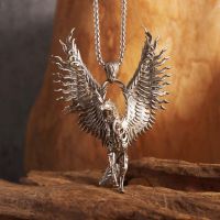 Mythical Unicorn Pegasus Wings Pendant Horse Constellation Necklace Men and Women Trend Jewelry Couple Gift