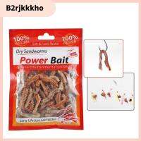 B2RJKKKHO 1Pack 2021 สินค้าตกปลา Peche Worms เหยื่อตกปลา หนอนใยแห้ง เหยื่อซิลิโคน หนอนทราย