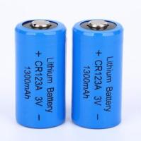 Lithium High capacity battery for equipment CR123A Industrial supporting Dry cell 1300mA