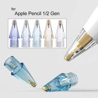 【lz】∈  Dicas de substituição para Apple Pencil 2nd 1st Generation ponta de metal atualizada resistente ao desgaste colorido transparente pontas de caneta 1pc 1pc