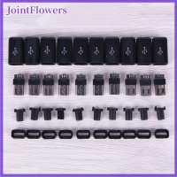 JointFlowers ซ็อกเก็ตปลั๊กตัวเชื่อมอะแดปเตอร์ชุดประกอบอินเทอร์เฟซขนาดเล็ก Usb แบบ Diy มาก10ชิ้น