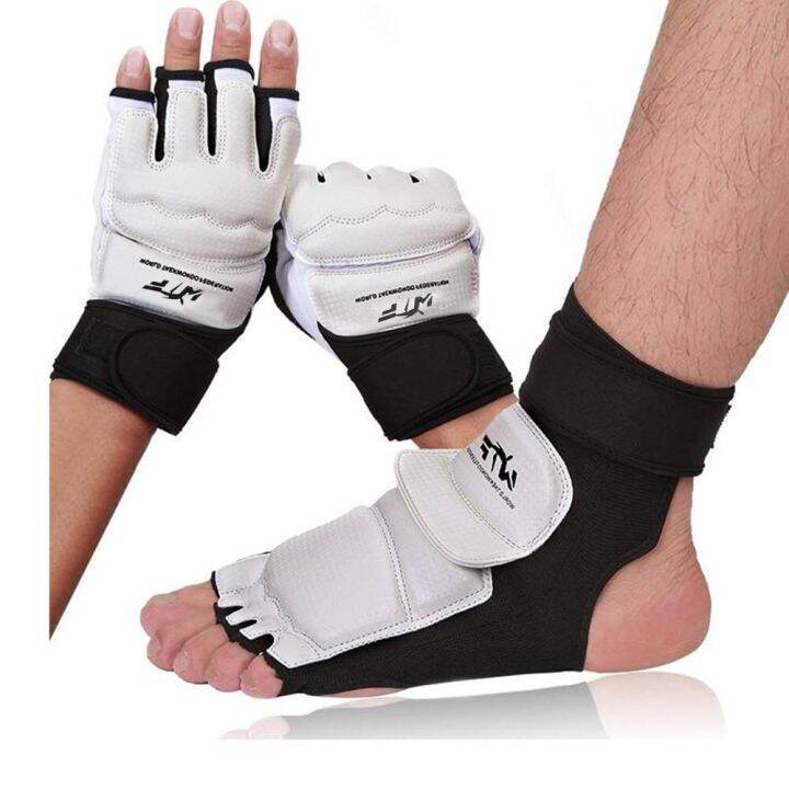 Adult child protect gloves Taekwondo Foot Protector Ankle WTF approved Support fighting foot