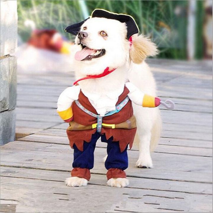 ชุดคอสเพลย์เสื้อผ้าสัตว์เลี้ยงสุดฮาสำหรับปาร์ตี้สุนัขขนาดเล็กกลาง-comfort-โจรสลัดสุนัขแมวปาร์ตี้ฮาโลวีน
