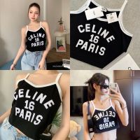 CELIINE TOP | เสื้อสายเดี่ยวครอปเซลีน แมทช์ยีนส์สวยสุดค่า