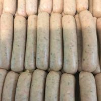 1 kilo (16 Sausages) of Homemade Pork Thin sausages, delicious blend of herbs and spices including sage, coriander, &amp; Breadcrumbs (Delivered frozen to your door) by our transport minu 15 deg