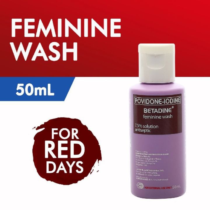 BETADINE® (PovidoneIodine) Antiseptic Feminine Wash 100mL/50ml3XM