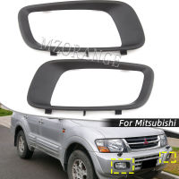 Car Front Fog Lamp Cover Frame For Mitsubishi Pajero Montero 2000 2001 2002 2003 V73 V75 V76 V77 V78 foglight MR388019 MR388020