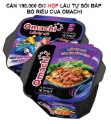 Cần 198.000 đ 2 Hộp Lẩu Tự Sôi Omachi Bắp Bò Riêu Cua 276 G Hộp