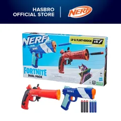 NERF Fortnite Flare Dart Blaster, Break-Open Dart Loading, Includes 3 Mega  Darts That Whistle Through The Air, Pull-Down Priming Handle